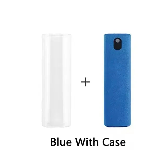 Multifunction 2 In 1 Phone Screen Spray Cleaner For Phones Tablet Laptop Computer Screen Dust Removal Microfiber Cloth Set