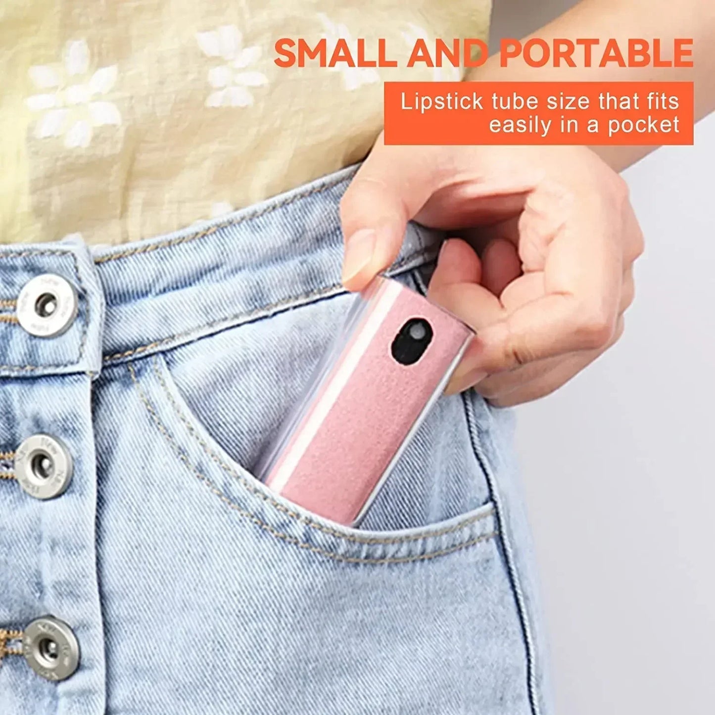 Multifunction 2 In 1 Phone Screen Spray Cleaner For Phones Tablet Laptop Computer Screen Dust Removal Microfiber Cloth Set